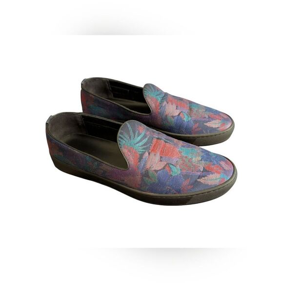 ETRO Milano Men\'s Floral Jacquard Slip On Sneakers Shoes Italy EU 45 US 12 main image 5
